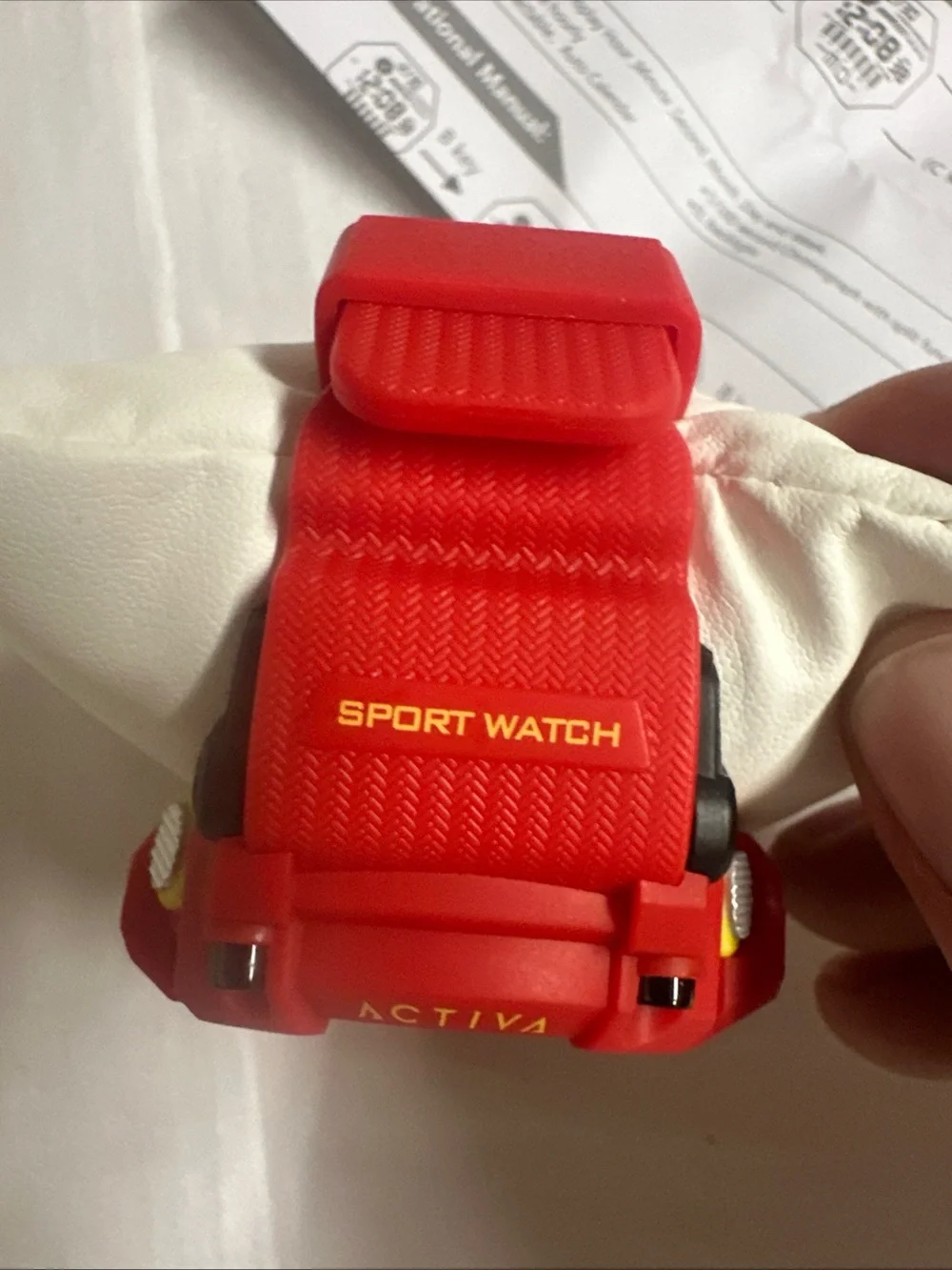 Ativa Red and Gold Digital Sport Watch